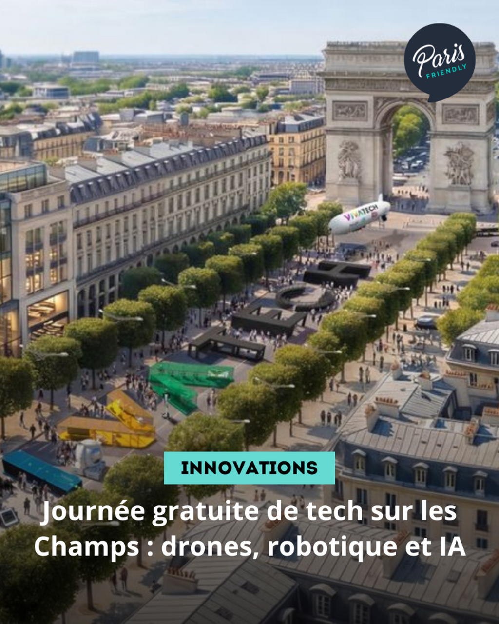 Journ&eacute;e gratuite de tech sur les Champs : drones, robotique et IA