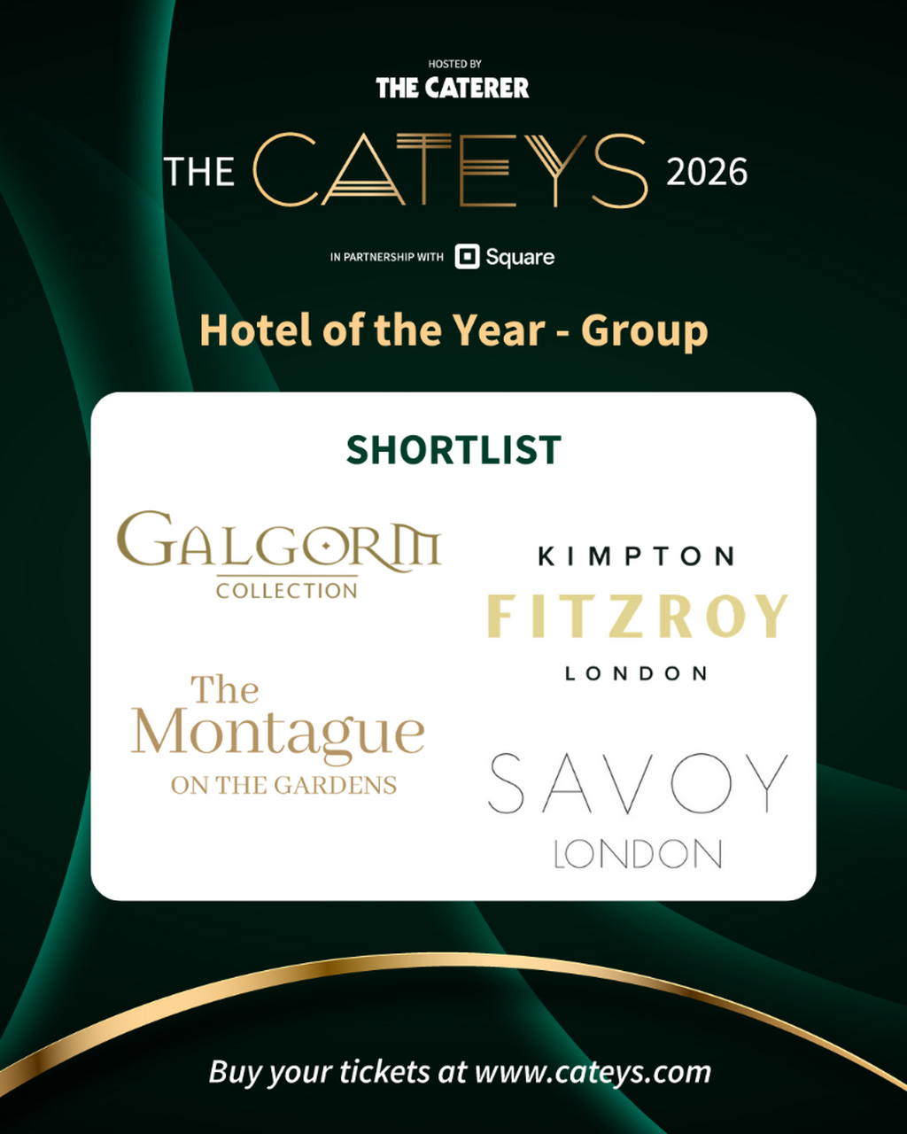 The Cateys 2026 shortlist