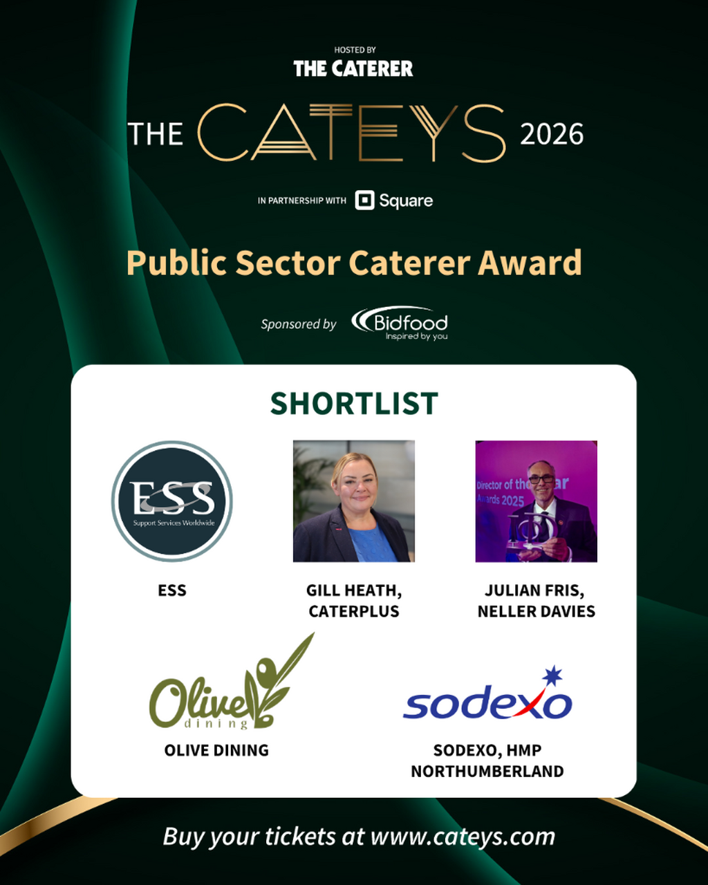 The Cateys 2026 shortlist