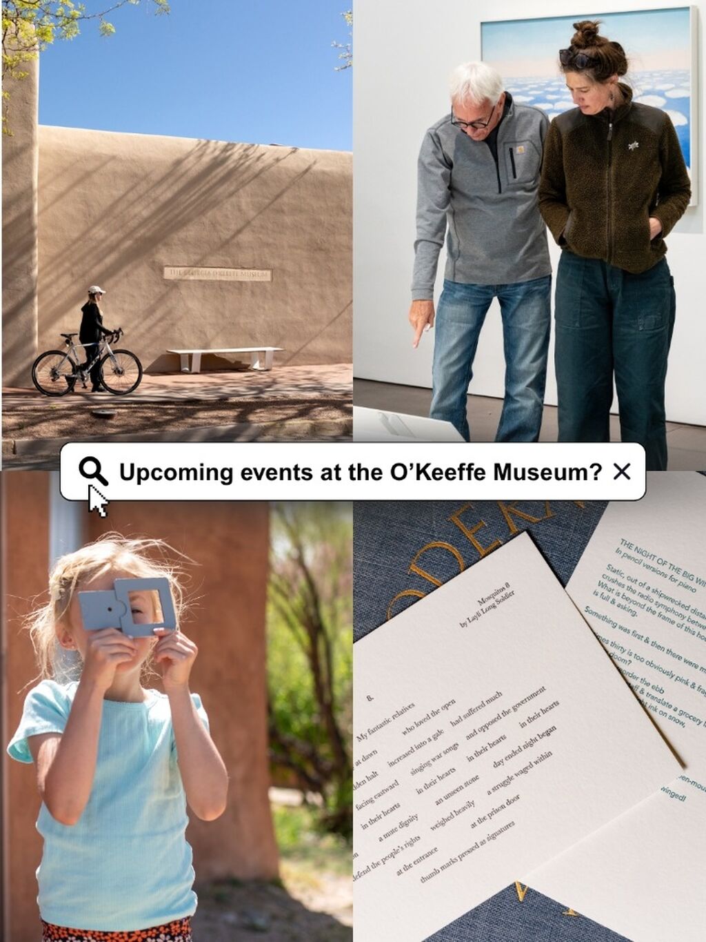 Upcoming Events with the O'Keeffe Museum