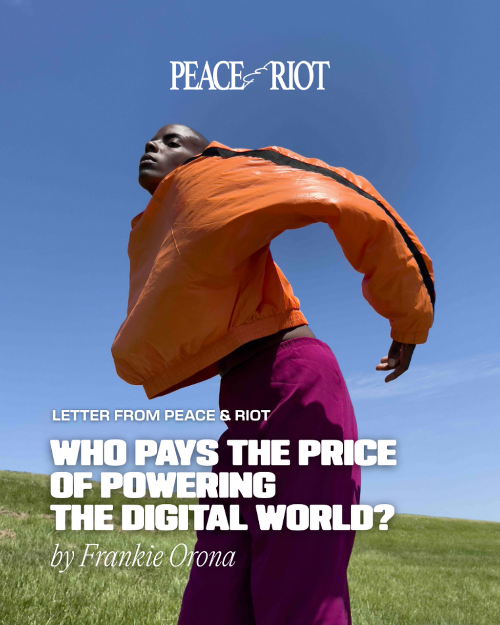 Letter from Peace & Riot
