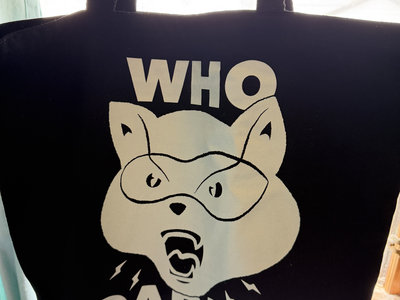 Black Record/Shopping Bag: WHO DARES?! from Conan Neutron & The Secret Friends
