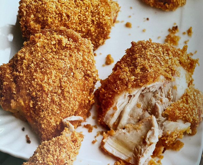 Honey Crisp Oven Fried Chicken