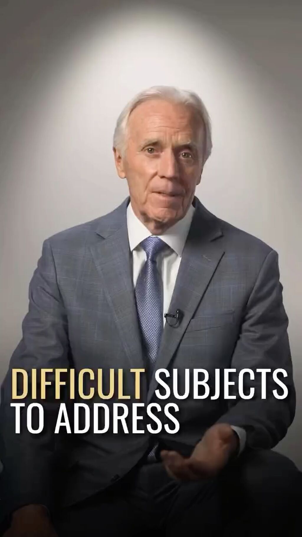 Difficult subjects to address
