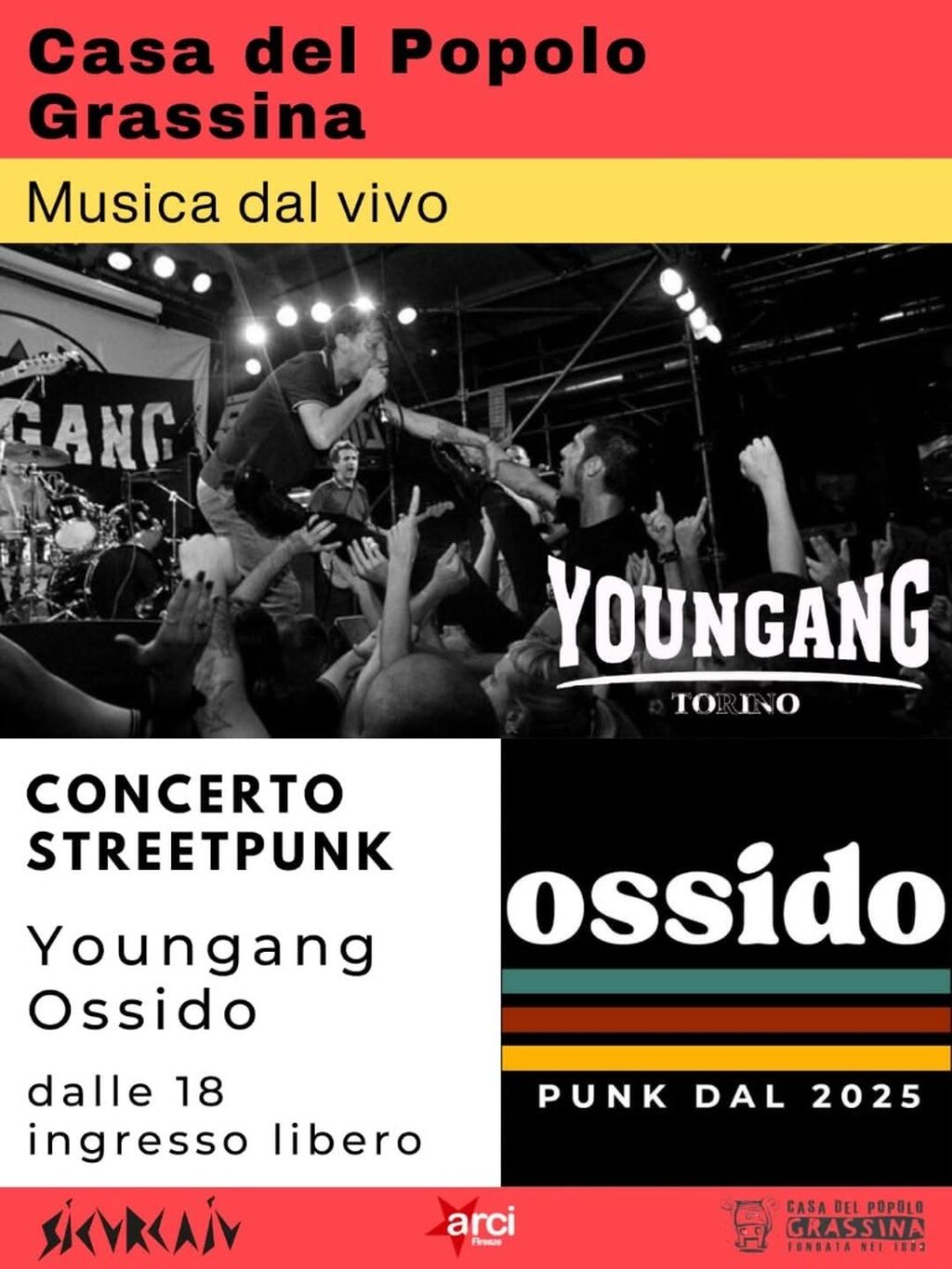 1 maggio 2026: Youngang Torino + Ossido