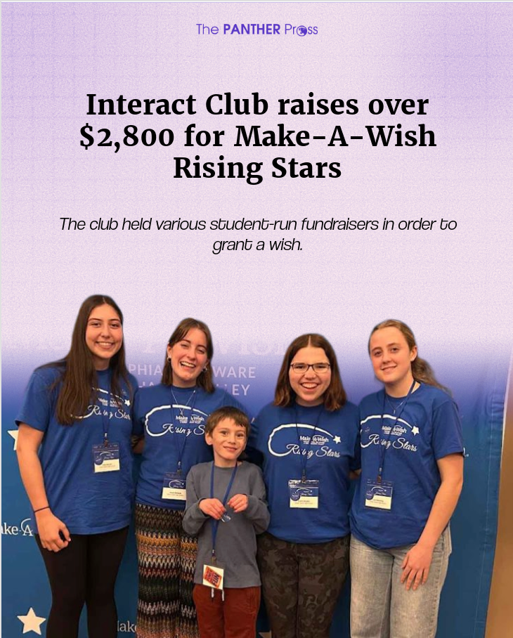 Interact Club raises over $2,800 for Make-A-Wish Rising Stars
