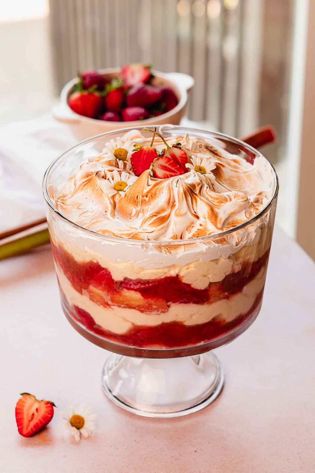 Rhubarb Trifle