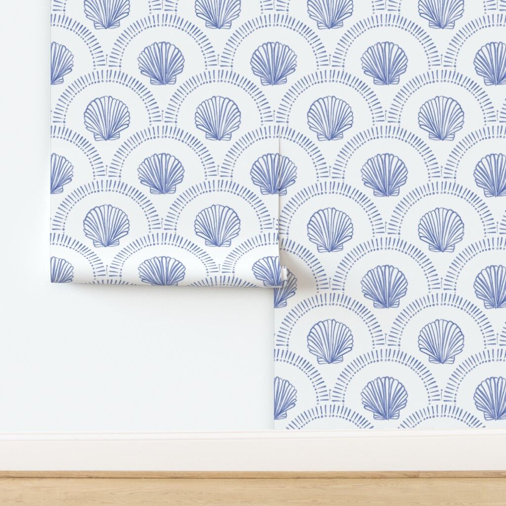 Seashell Scallops | Spoonflower