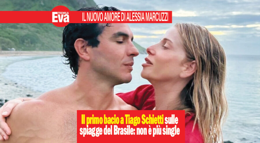 Alessia Marcuzzi e Tiago Schietti, la prima foto d'amore
