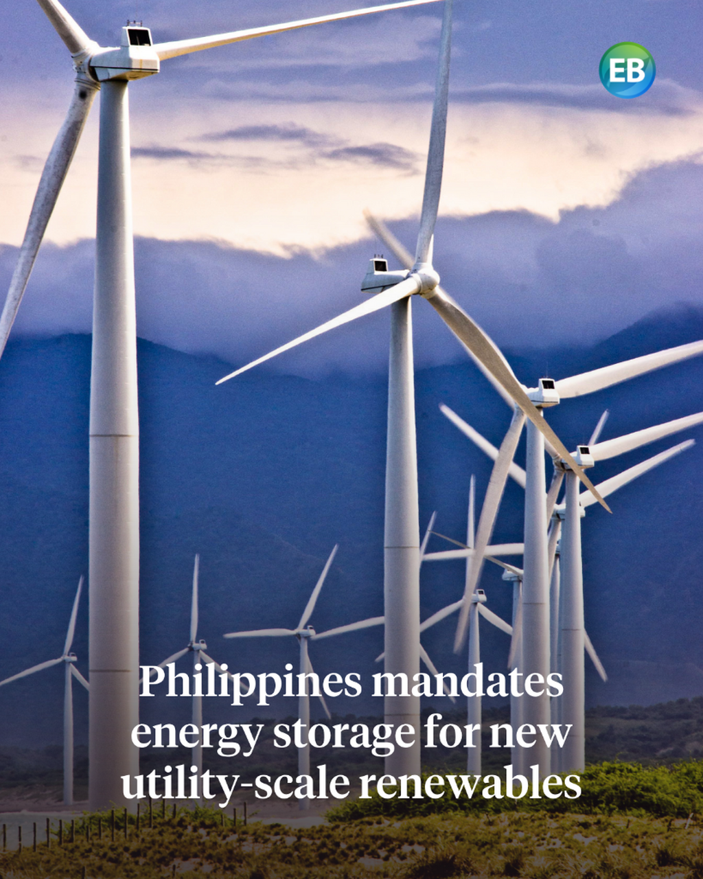 Philippines mandates storage for new utility scale renewable energy plants