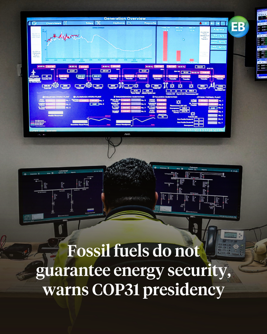 Fossil fuels do not guarantee energy security: COP31 presidency