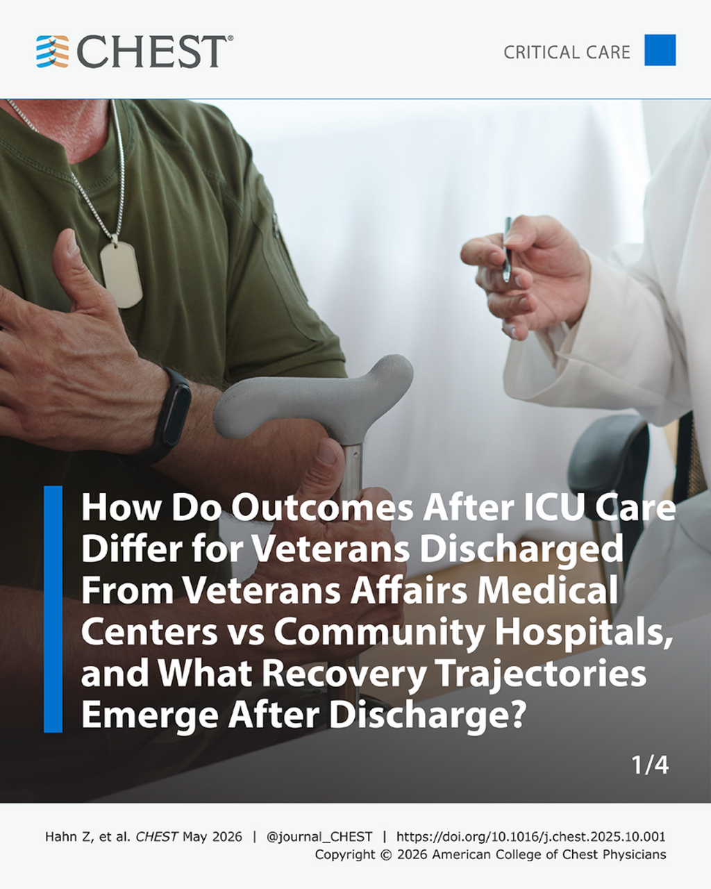 Post-ICU Care Trajectories and Outcomes Among Veterans: Comparing VA and Community Hospital Discharges