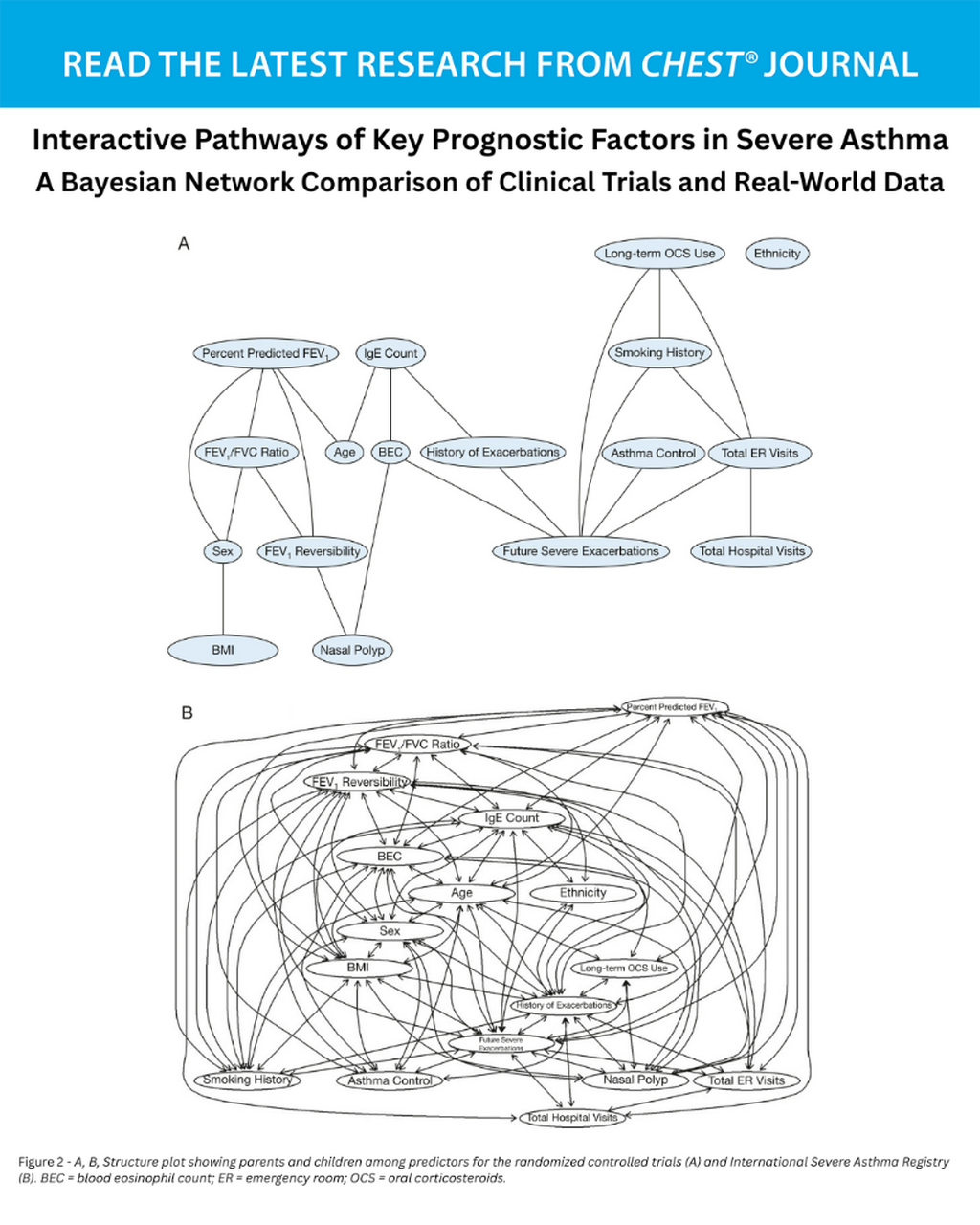 Interactive Pathways of Key Prognostic Factors in Severe Asthma: A Bayesian Network Comparison of Clinical Trials & Real-World Data