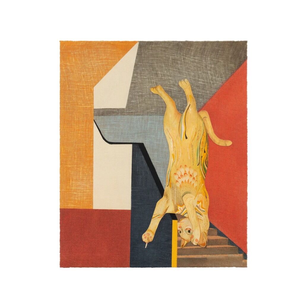 Jens F&auml;nge's 'Cat' Print