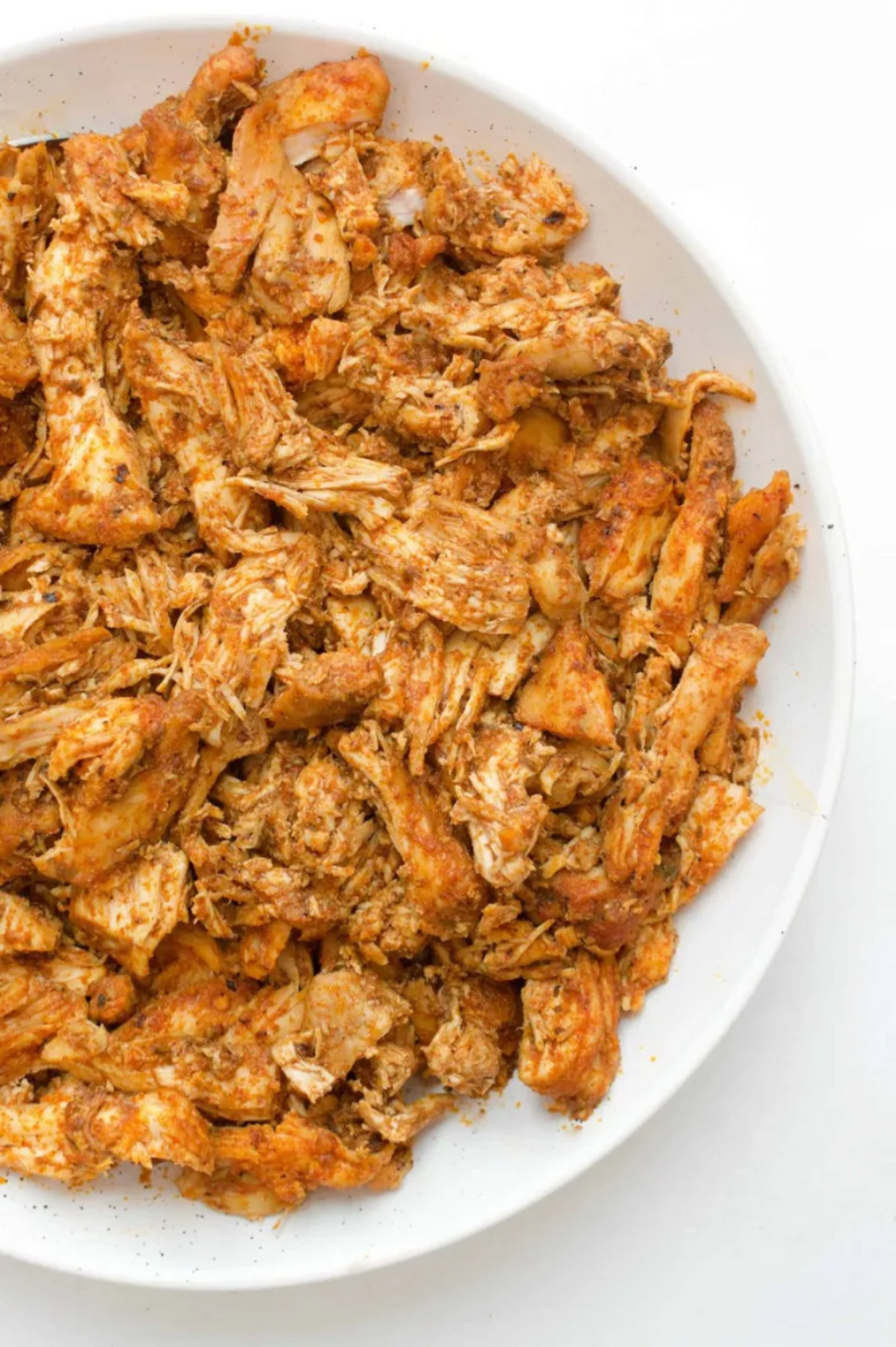 Spiced shredded chicken 