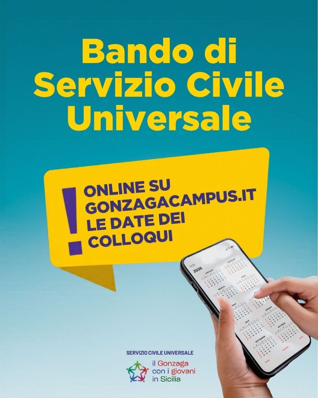 Calendari Colloqui Selezione Servizio Civile 2026