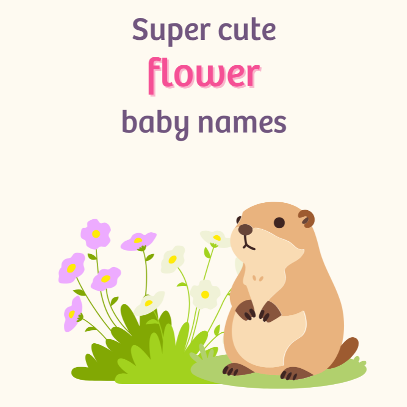 100 flower baby names