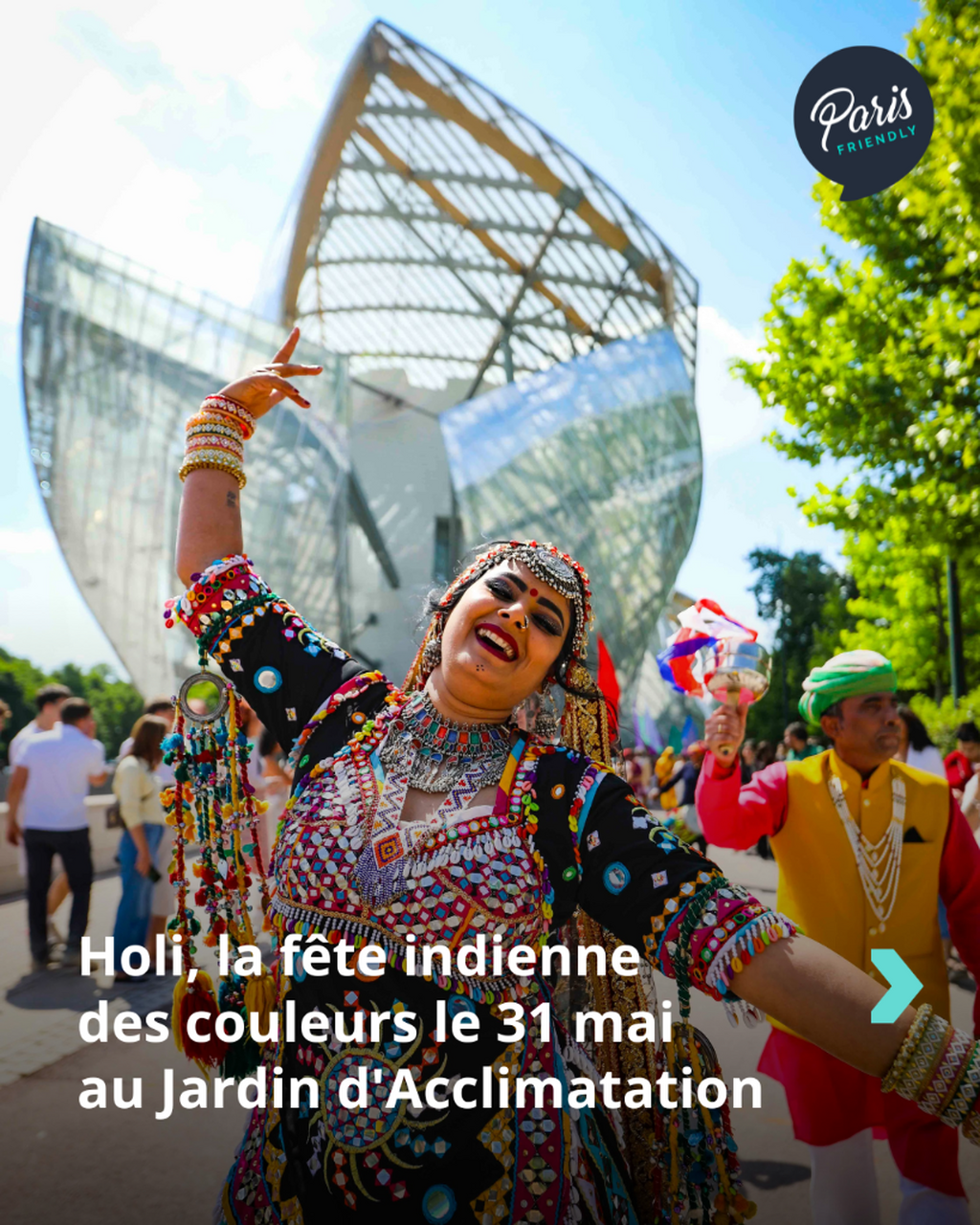 Holi, la f&ecirc;te indienne des couleurs le 31 mai au Jardin d'Acclimatation