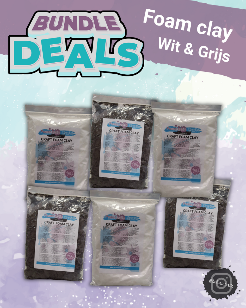 Bundle deal Foam clay