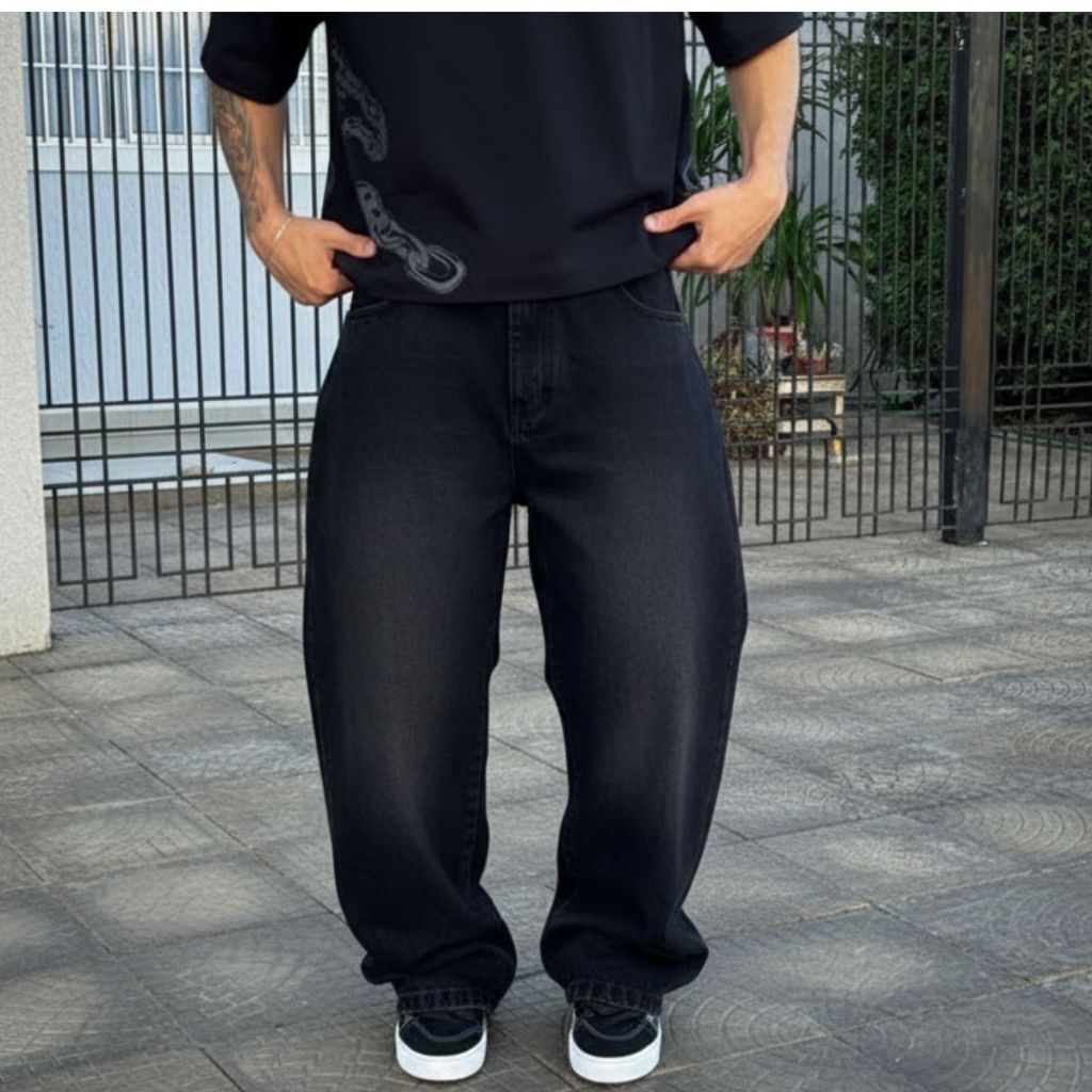 Cal&ccedil;a baggy masculina bal&atilde;o 