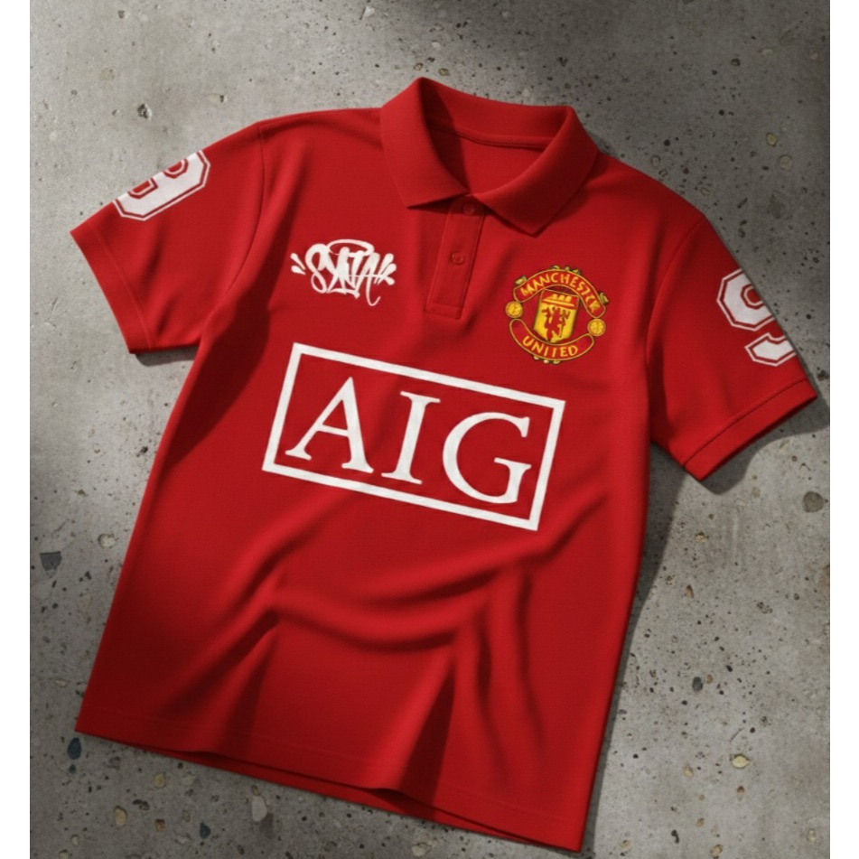 Blusa Manchester United em algod&atilde;o 