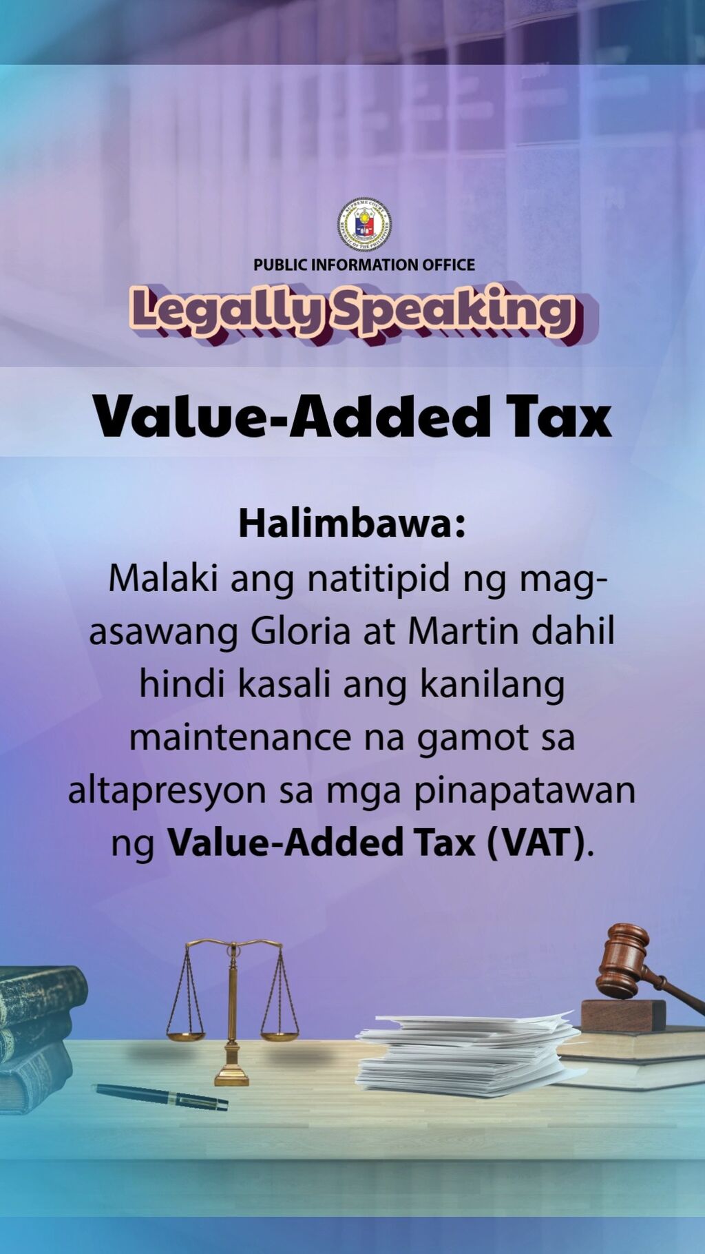 #SCphLegallySpeaking "Value-Added Tax"