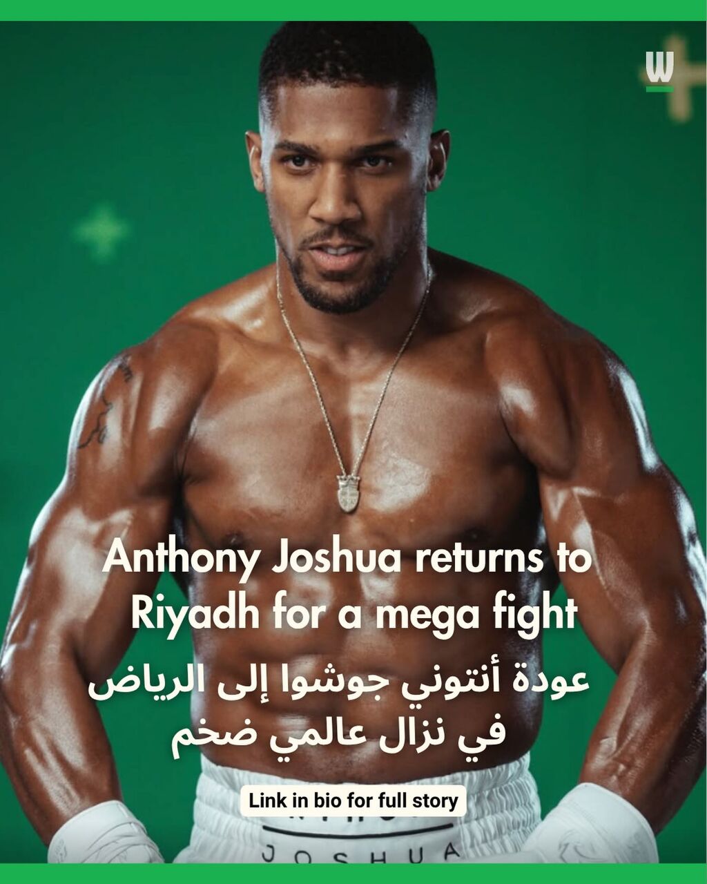 Anthony Joshua The Comeback fight