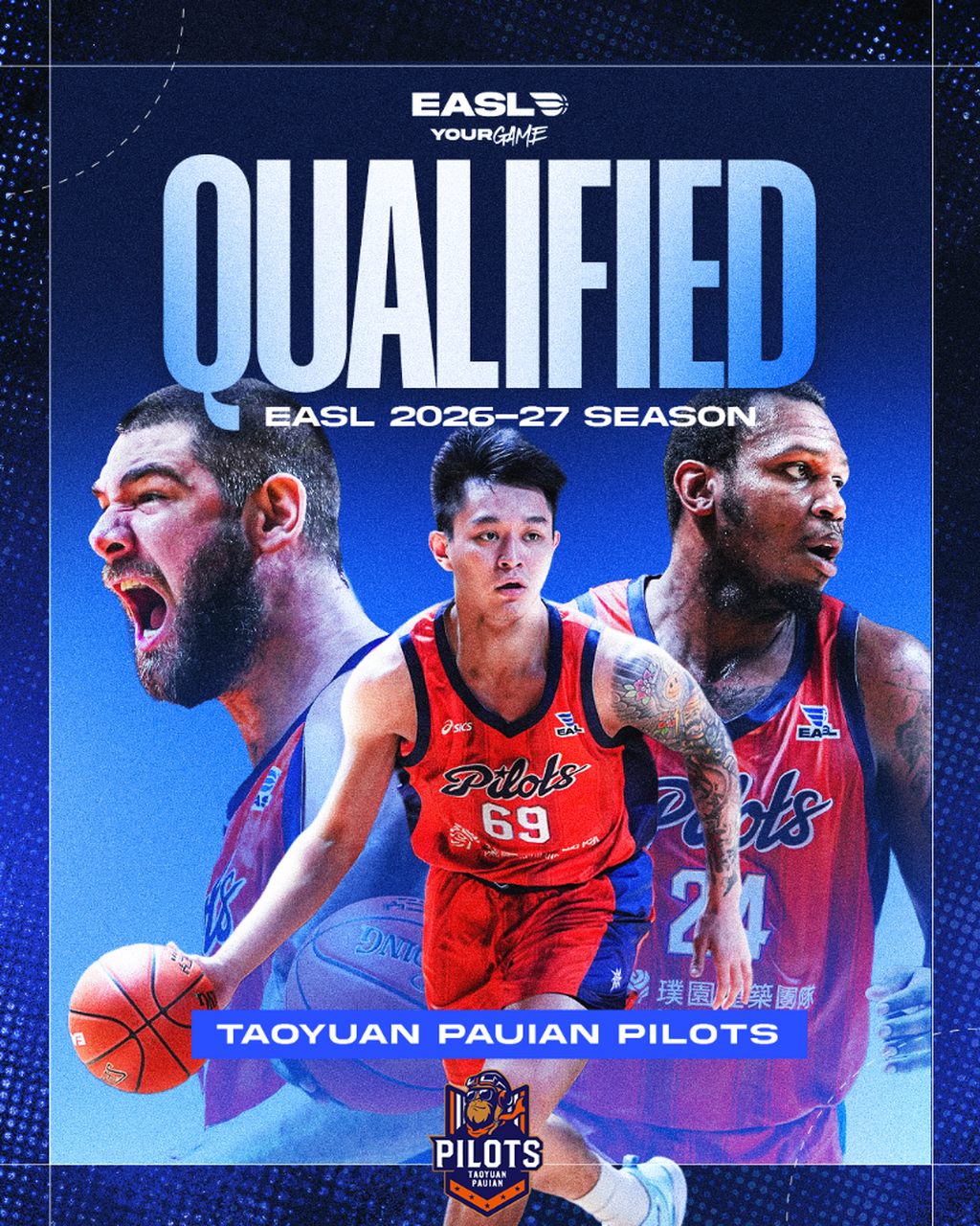EASL 2026-27 Qualified: Taoyuan Pauian Pilots