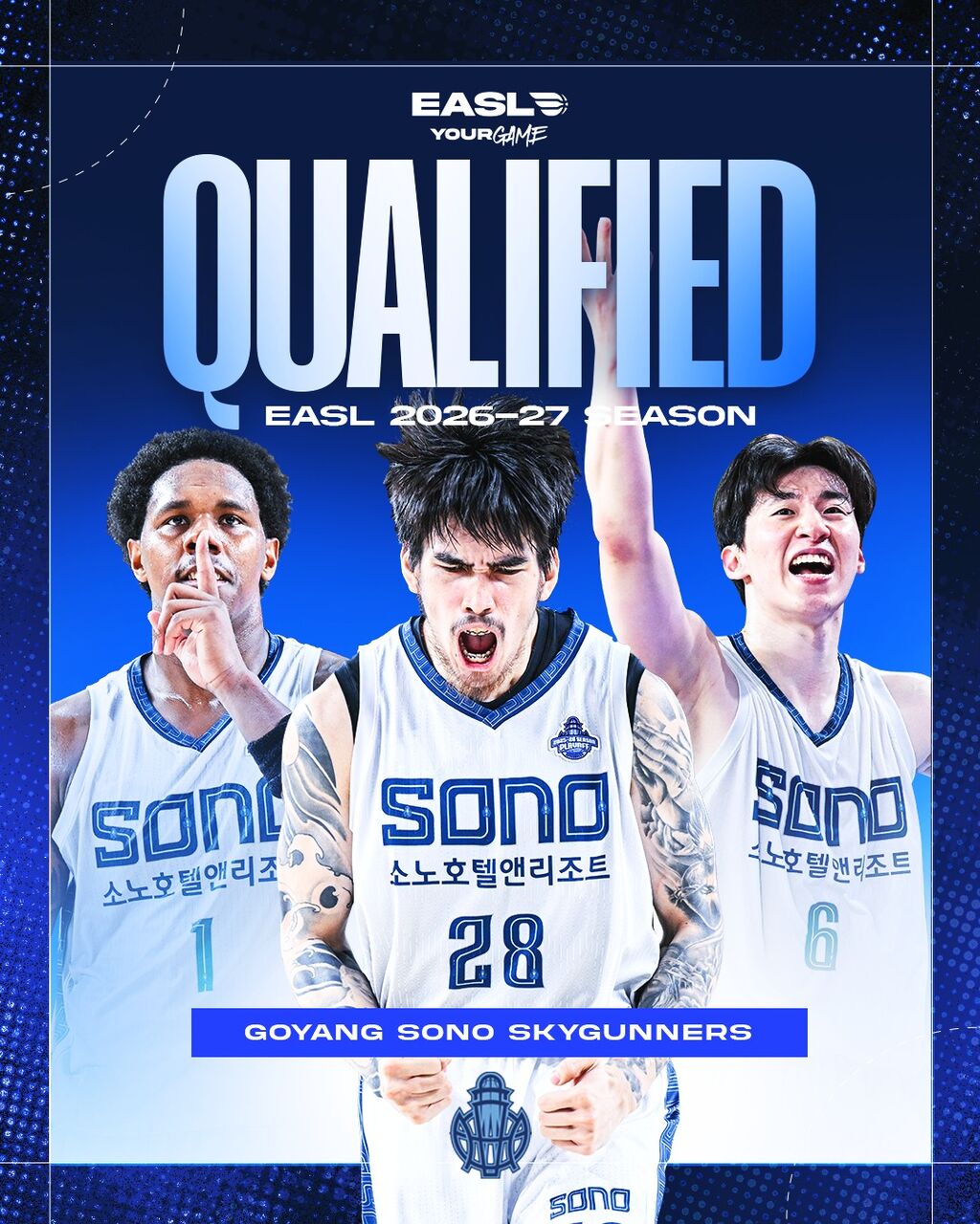 EASL 2026-27 Qualified: Goyang Sono Skygunners