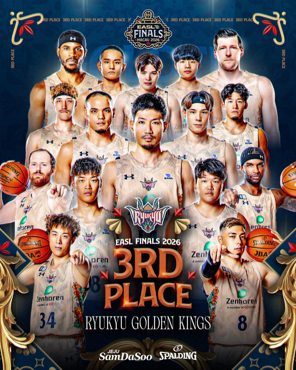 2026 2nd Runners-Up: Ryukyu Golden Kings