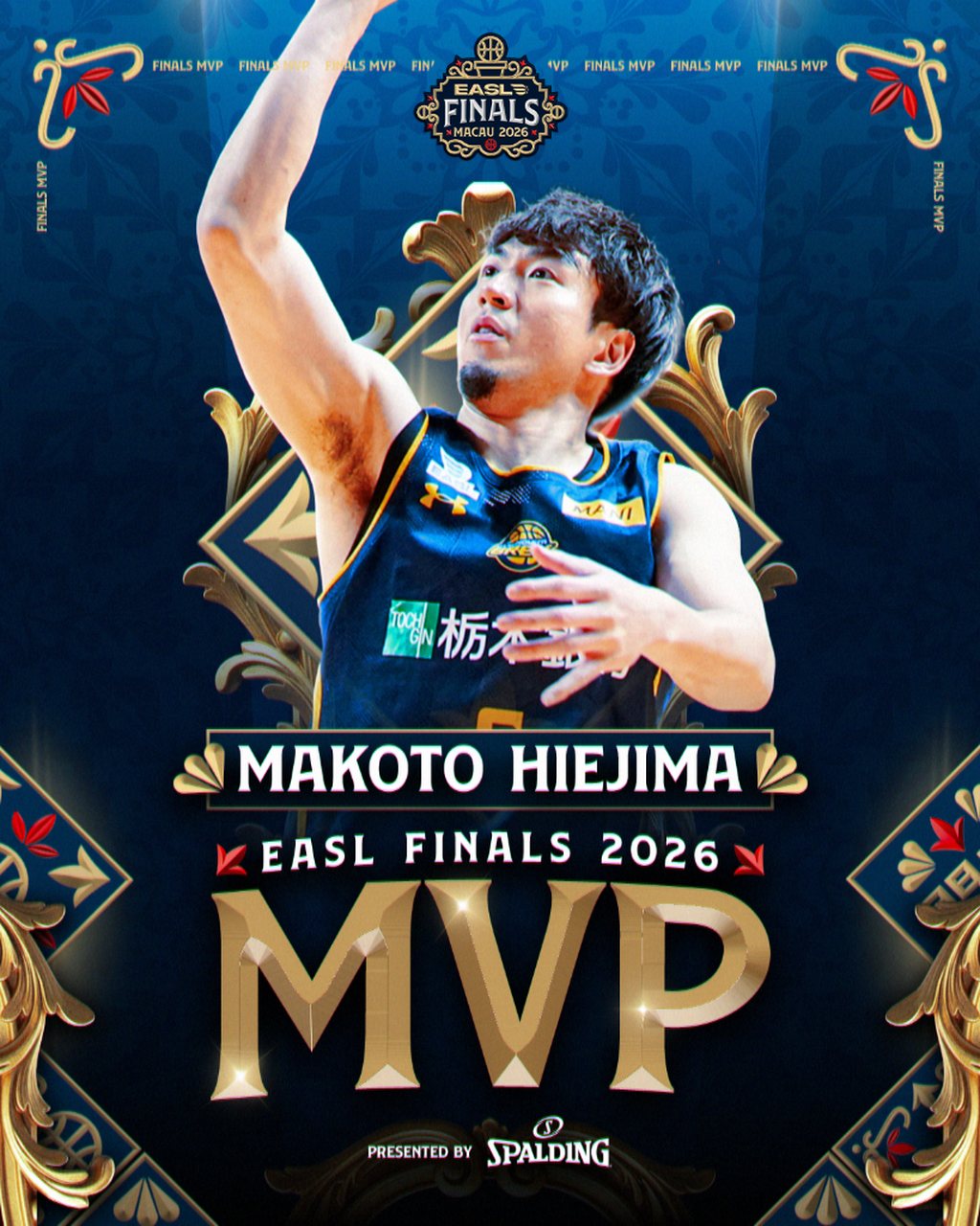 2026 EASL Finals MVP: Makoto Hiejima