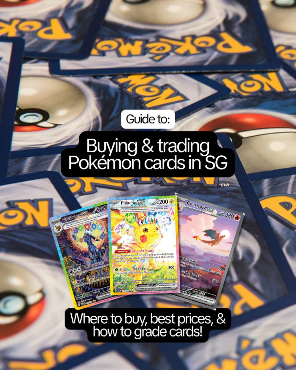 Guide to Pokemon cards in SG