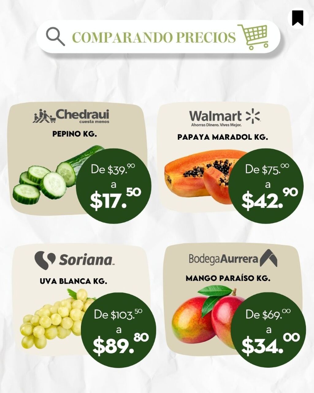 Martes y mi&eacute;rcoles de ofertas, encuentra lo m&aacute;s barato en el s&uacute;per para el 28 y 29 de abril de 2026