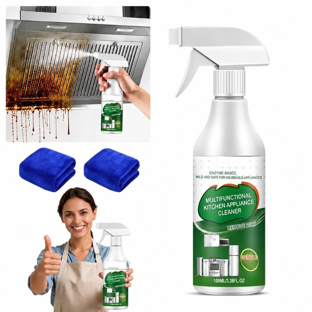 Ion Kitchen Cleaner Stain Remover Spray, Kitchen Multi-Purpose Foam Cleaner Spra