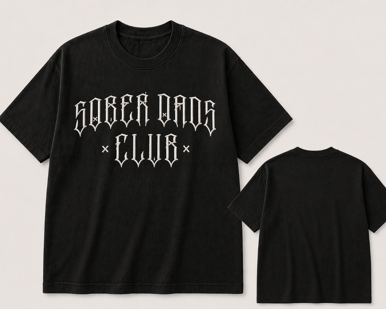 Sober Dads Club Heavy Tee