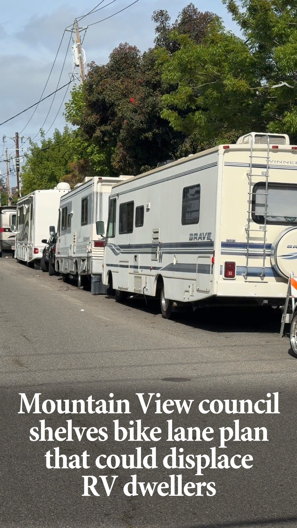Mountain View council shelves bike lane plan that could displace RV dwellers