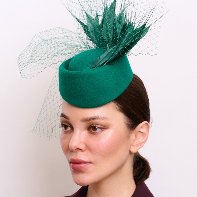 Emerald Diamond Cut Feather Percher