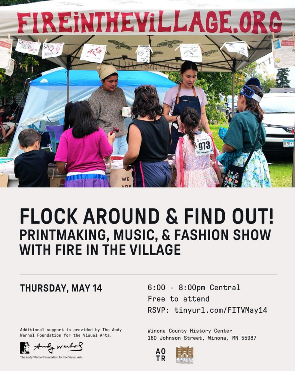 RSVP: 5/14 Fire in the Village in Winona