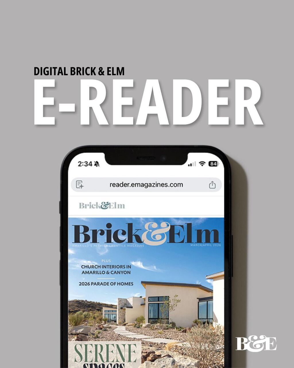 E-Reader: March/April