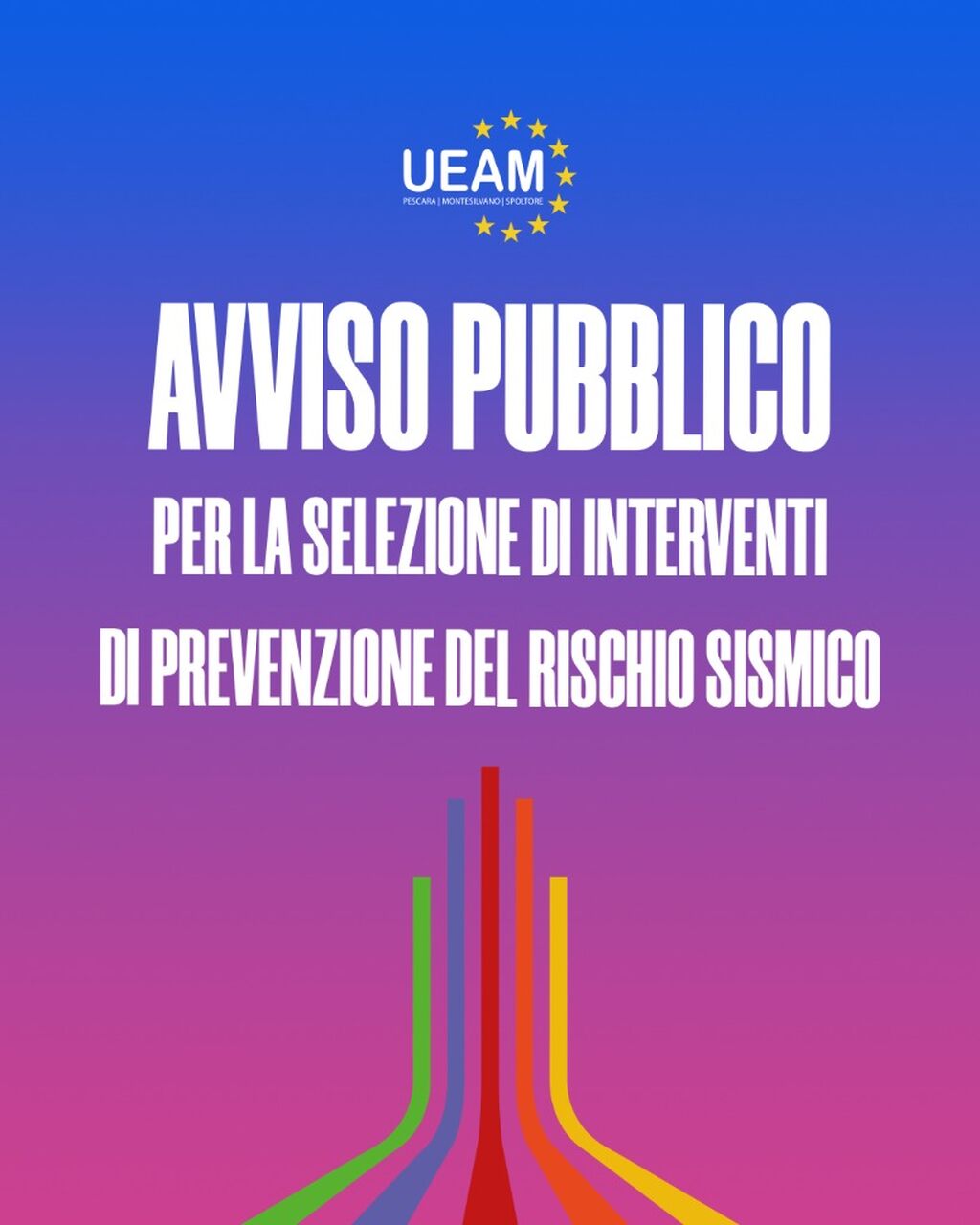 AVVISO PUBBLICO PER LA SELEZIONE DI INTERVENTI DI PREVENZIONE DEL RISCHIO SISMICO