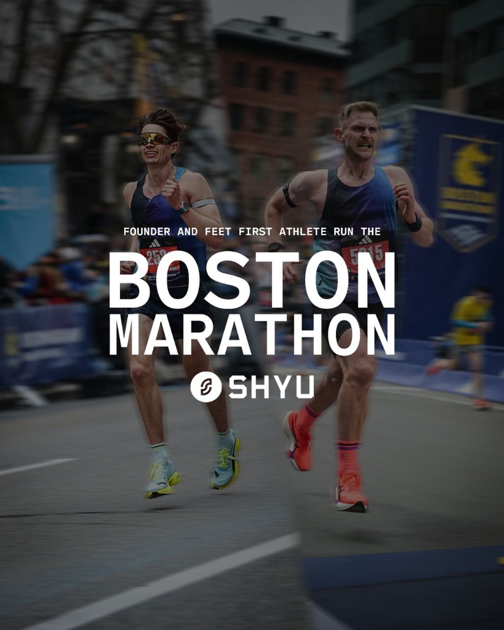 Founder and Feet First Athlete run The 2026 Boston Marathon