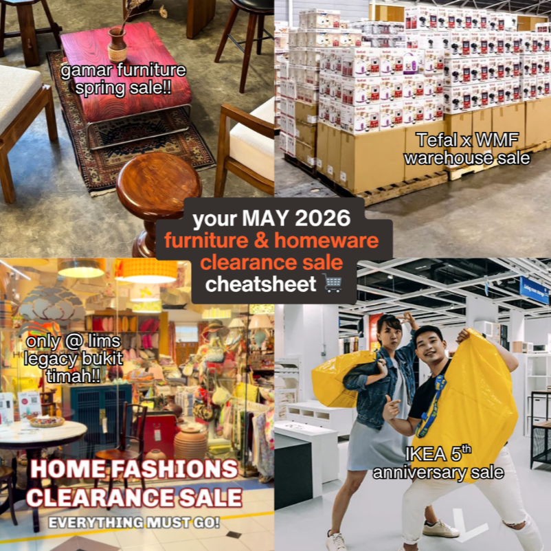 11 Best Furniture & Homeware Sales In Singapore This May 2026
