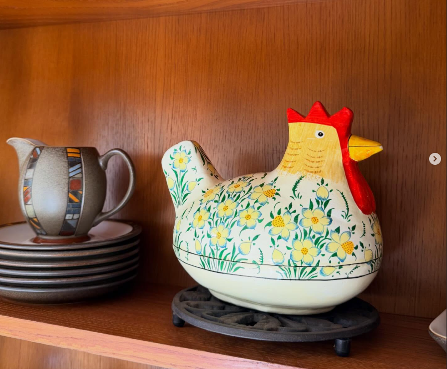 Hand Painted Hen