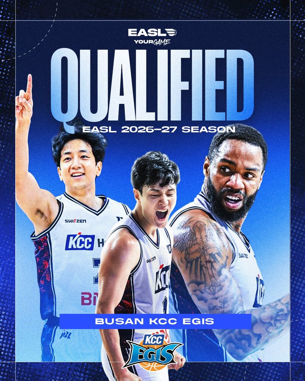 EASL 2026-27 Qualified: Busan KCC Egis