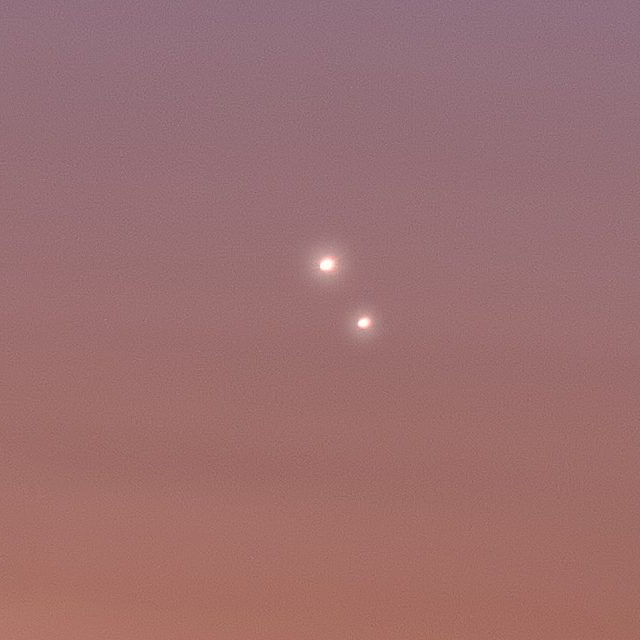 Venus and Jupiter in May 2026