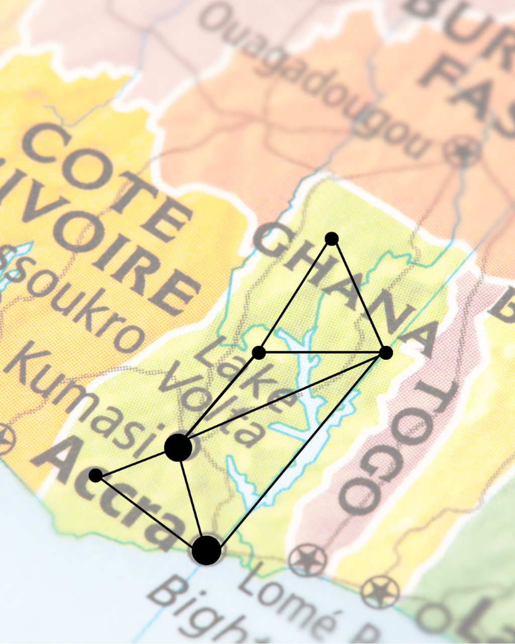 Mapping antimalarial drug supply network
