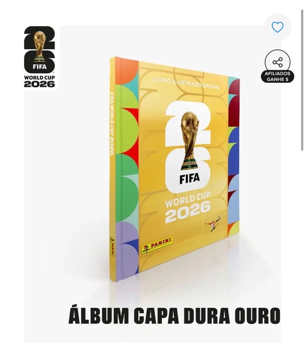 &Aacute;LBUM OURO CAPA DURA 
