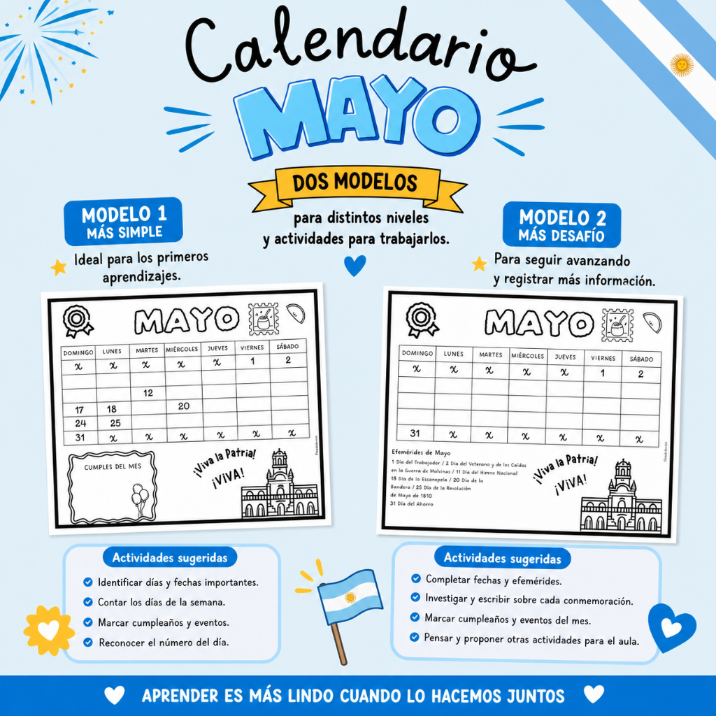 Calendario Mayo