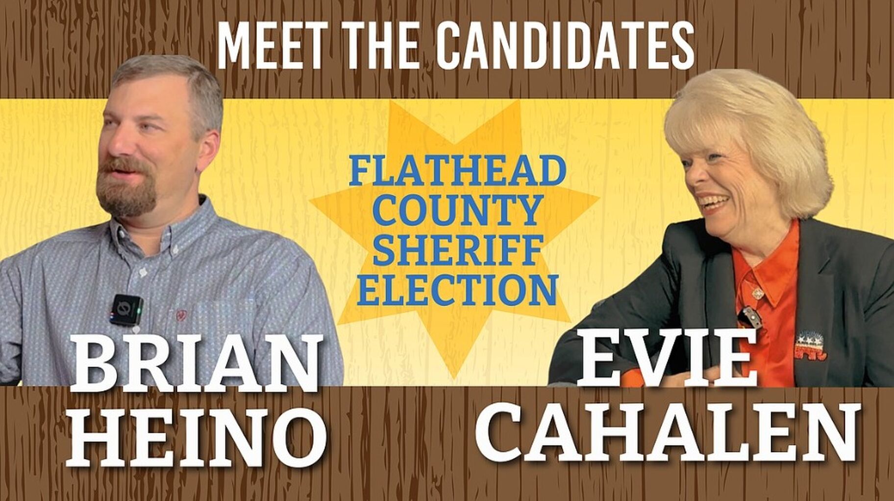 Meet the candidates: Sheriff Brian Heino and Evie Cahalen for Flathead County Sheriff