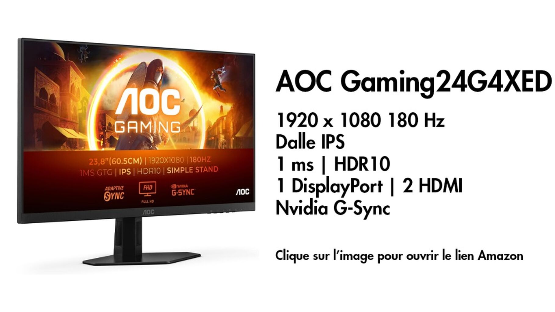 Moniteur PC | &eacute;cran